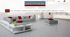 Desktop Screenshot of pacfa-immobilier.com